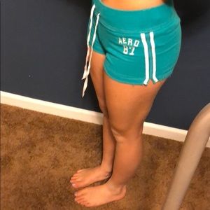 Blue shorts